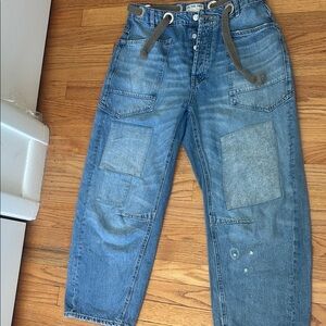 We The Free Moxie Jeans (areas of discoloration that they came with when bought)